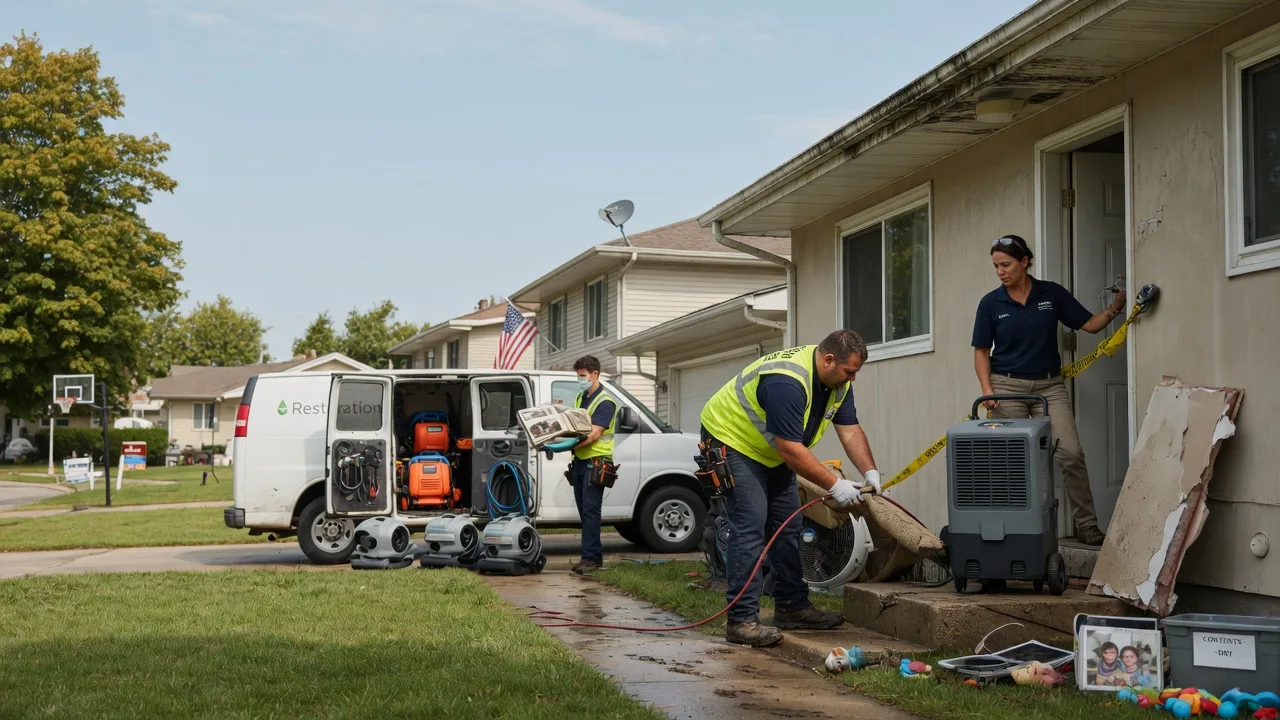 Water Damage Restoration in Comstock, MN near me